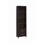Cappuccino 2 Drawer Media Tower 700882 By Coaster