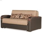 Sleep Plus Brown Loveseat Sleeper by Casamode