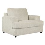Soletren Stone Fabric Oversized Chair 95104 By Ashley Signature Design