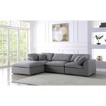 Serene 4pc Grey Linen Deluxe Cloud Modular Rever-3