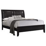 Briana Black Wood Panel Bed 200701 By Coaster