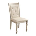 Celandine Silver Upholstered Dining Side Chair 1928S