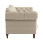 St. Claire Beige Fabric Love Seat 8469-2-3