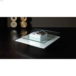 Emulsion Modern White Glass Coffee Table-3