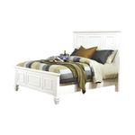 Sandy Beach White Queen Panel Bed 201301Q By Coaster