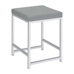 Umbridge Light Grey Vanity Stool 935933 By Coaster