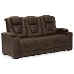 Owner's Box Thyme Leather Power Reclining Sofa 24505 By Ashley Signature Design