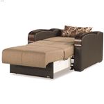 Sleep Plus Brown Chair Bed-3