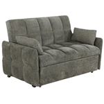 Cotswold Brown Full Size Tufted Sleeper Loveseat Bed 508308 By Coaster