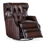 Henderson Vortex Leather Power Swivel Glider Recliner RC806-PSWGL-088 By Hooker Furniture