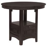 Lavon Oval Espresso Counter Height Dining Table-3