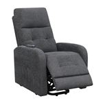 Howie Charcoal Power Lift Chair Recliner 609403-3