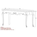 Kailey Console Table 502-974  - 3