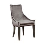 Phelps Grey Velvet Demi Wing Dining Chair 121714 - Set of 2 By Coaster