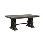 Arasina Double Pedestal Trestle Dining Table 5559N-96 by Homelegance