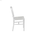 Cafe Side Chair Matte Aluminum 04180 - Set of 2-3