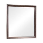 Brandon Warm Brown Rectangle Framed Mirror 205324 By Coaster