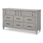 Belhaven Eight Drawer Dresser in Weathered Plank Finish Wood By Legacy Classic