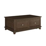 Minot Brown Storage Lift Top Coffee Table 3621-30 By Homelegance