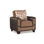 Mondo Modern Brown Fabric Chair Mondo Modern Chair - Brown by CasaMode