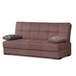 Soho Brown Upholstered Convertible Sofa Bed with Storage By Ottomanson