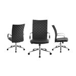 Cubes Black Office Chair - 3