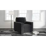 Gleston Onyx Velvet Chair 12206-3