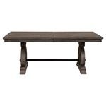 Toulon Double Pedestal Dining Table 5438-96 Front