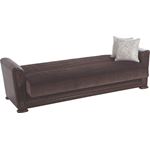 Alfa Sofa Bed in Jennifer Brown by Istikbal Open