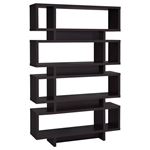 Reid Cappuccino 4 Tier Open Back Bookcase 800307