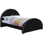 Brody Black Velvet Bed By Meridian Furniture