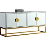 Marbella Mirrored Gold Stainless Steel Sideboard/B