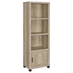 Sachin Distressed Pine 3 Shelf Media Tower 707746 By Coaster