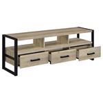 James Distressed Pine 60 inch 3 Drawer TV Stand-3