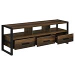 James Dark Pine 60 inch 3 Drawer TV Stand 70428-3