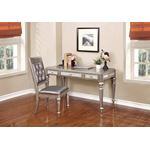 Danette Tufted Upholstered Side Chair Grey And Metallic 106472 Set