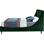 Eva Green Velvet Upholstered Bed-3