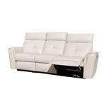 Modern 8501 White Italian Leather Sofa-3