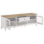 Angela White and Brown 67" TV Stand 708253-3