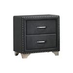 Melody 2 Drawer Pacific Grey Upholstered Nightstand 223382 By Coaster