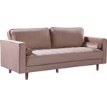 Emily Pink Velvet Tufted Sofa Emily_Sofa_Pink by Meridian Furniture