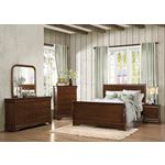 Abbeville Brown Cherry Finish Bedroom Collection 1