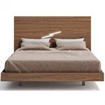 Faro Walnut Premium Panel Platform Bed by JM Furniture