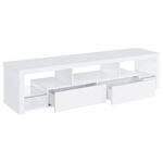 Jude High Gloss White 2 Drawer 71" TV Stan-3