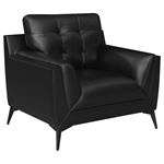 Moira Black Tufted Chair 511133 By Coaster