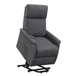 Herrera Charcoal Power Lift Chair Recliner 609406P By Coaster