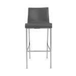 Cam Grey Bar Stool 15201GRY by Euro Style Front