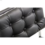4047 Modern Black Leatherette Dining Armchair-3