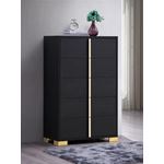 Marceline Black 5 Drawer Chest 222835-3