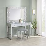 Umbridge Light Grey Vanity Stool 935933-3